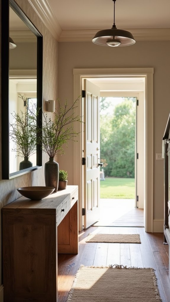 transformative sleek mirror placement