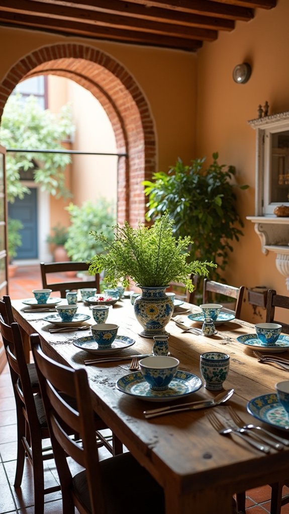 unique mediterranean ceramic dishware