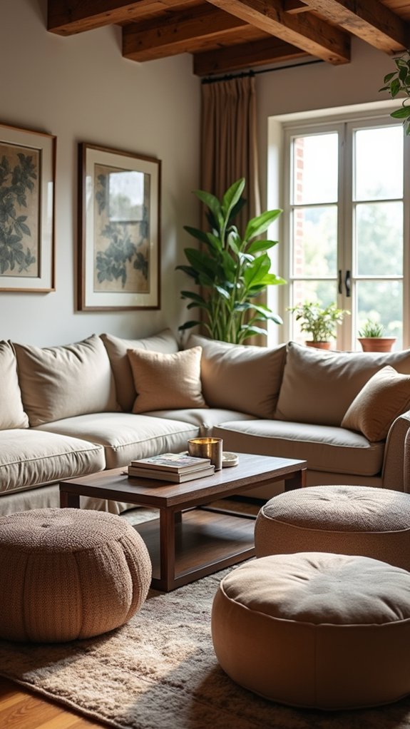 versatile ottomans for organization