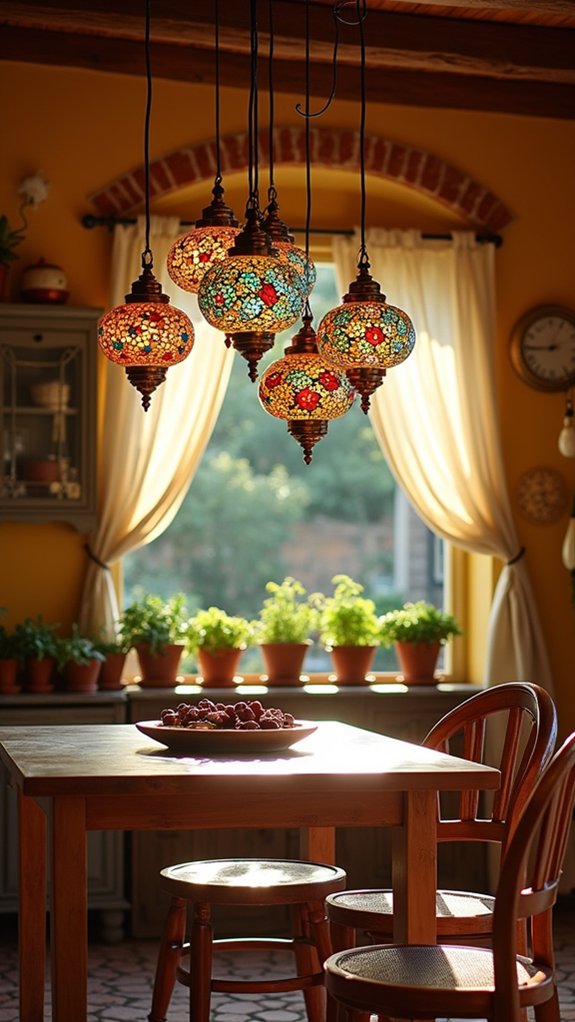 vibrant artistic lighting fixtures