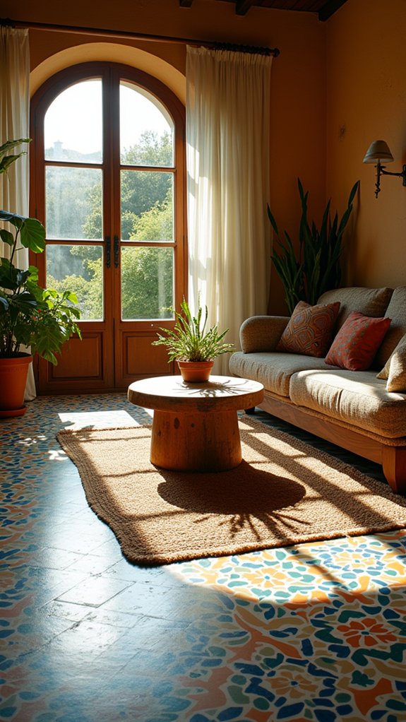 vibrant artistic mosaic designs