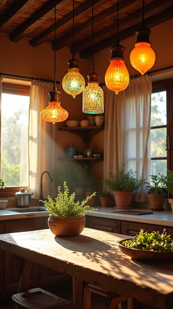 vibrant artistic pendant fixtures