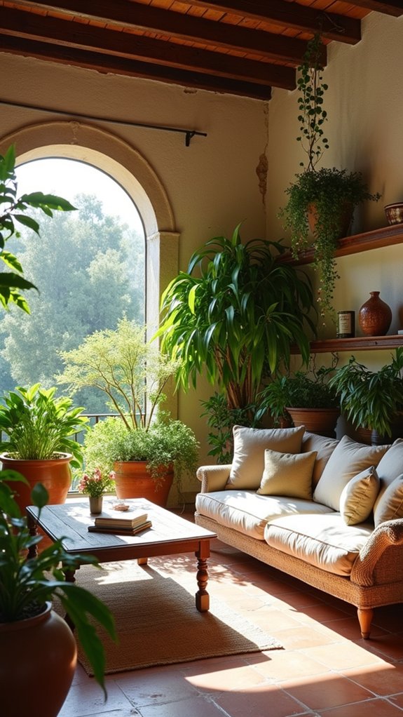 vibrant indoor garden oasis