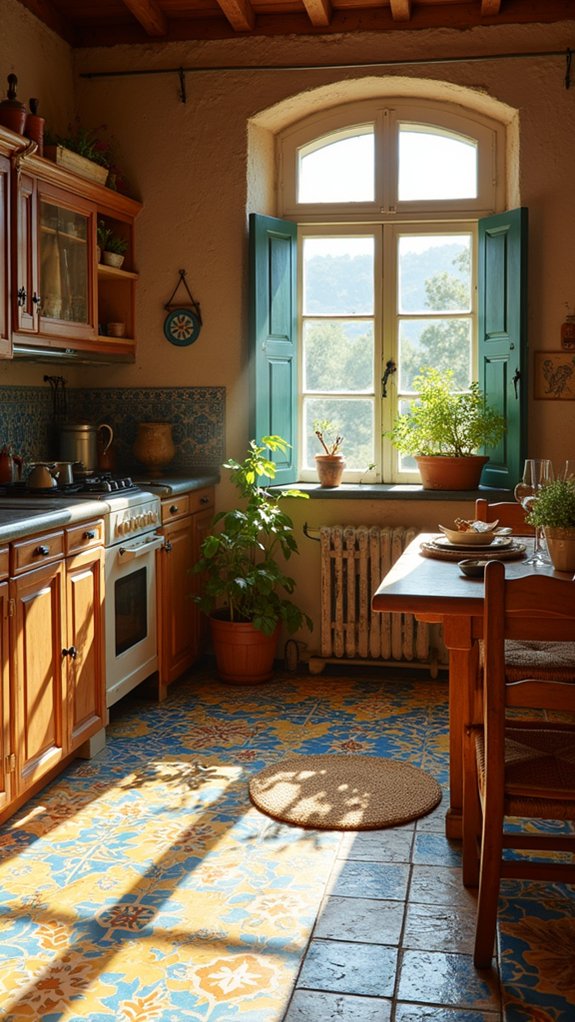 vibrant intricate hand painted tiles