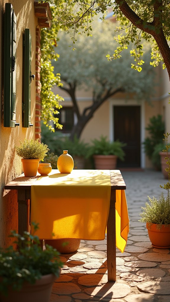 vibrant mediterranean color pairing