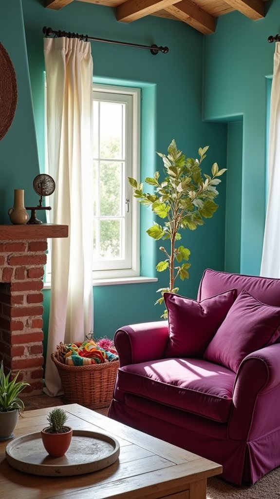 vibrant mediterranean color palette