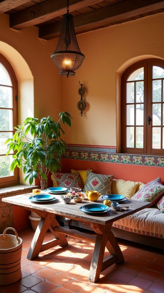 vibrant spanish mediterranean colors