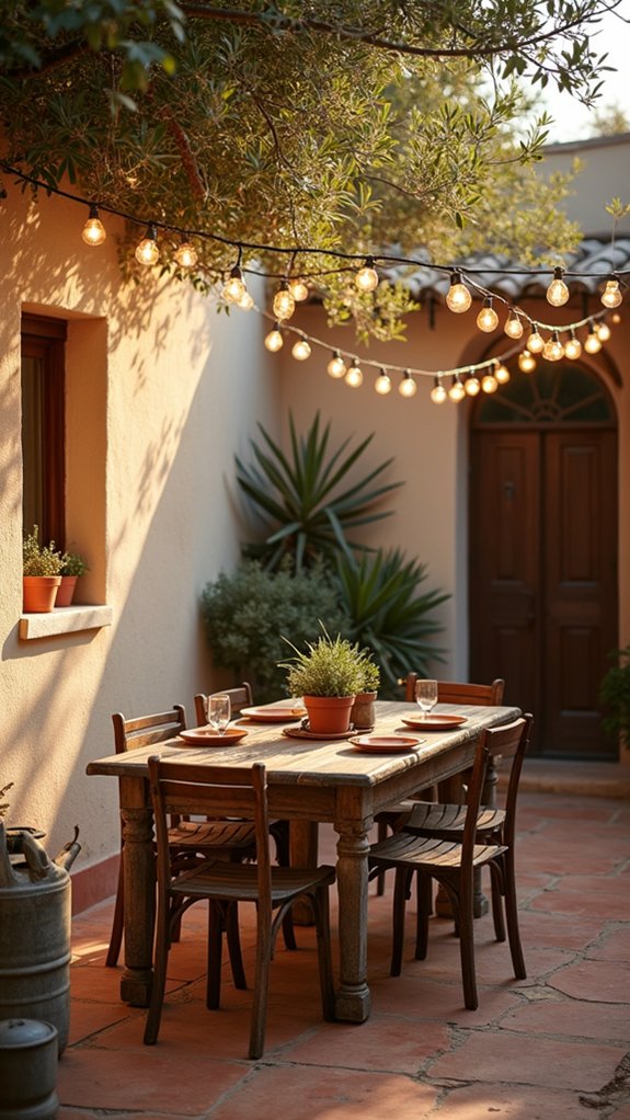 vintage coastal ambiance lights