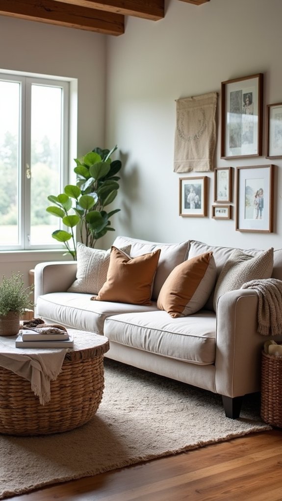 warm cozy personalized living space