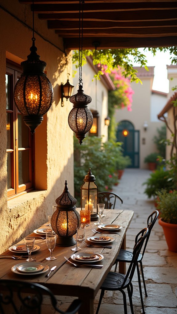 warm glow decorative lanterns