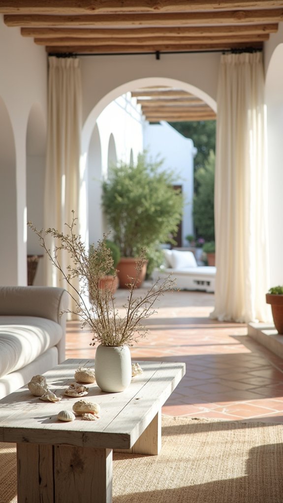 whitewashed wood coastal charm