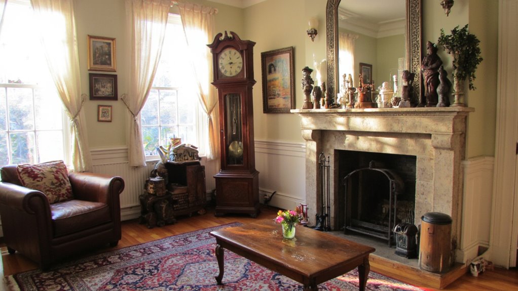 antique accents enhance charm