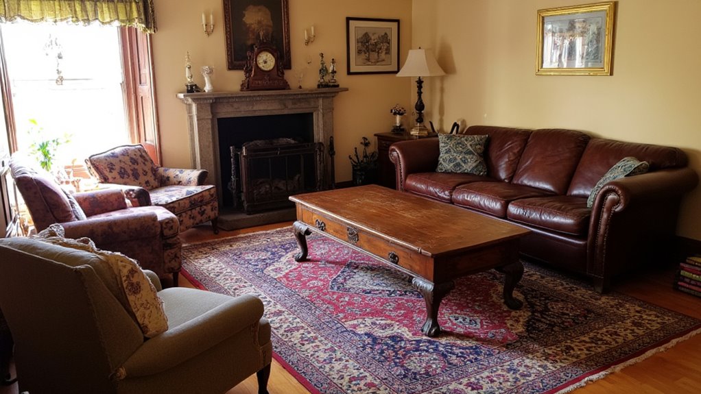 antique accents enhance charm