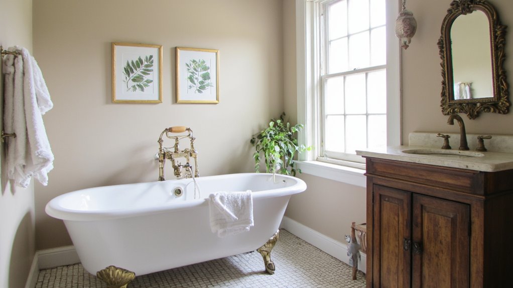 antique fixtures enhance authenticity