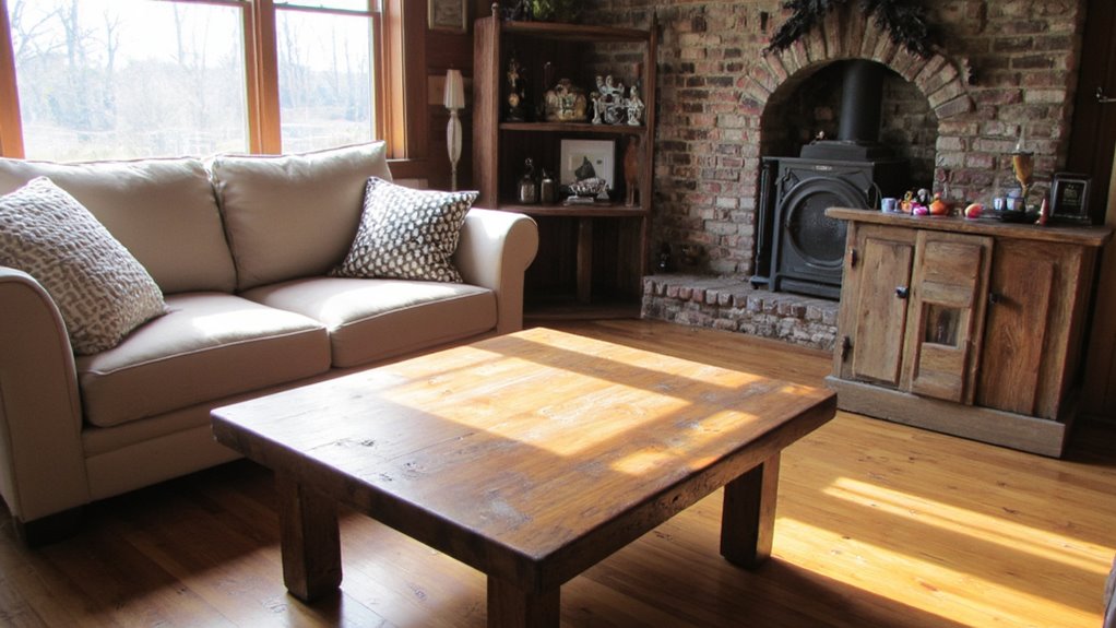 authentic rustic wood finishes