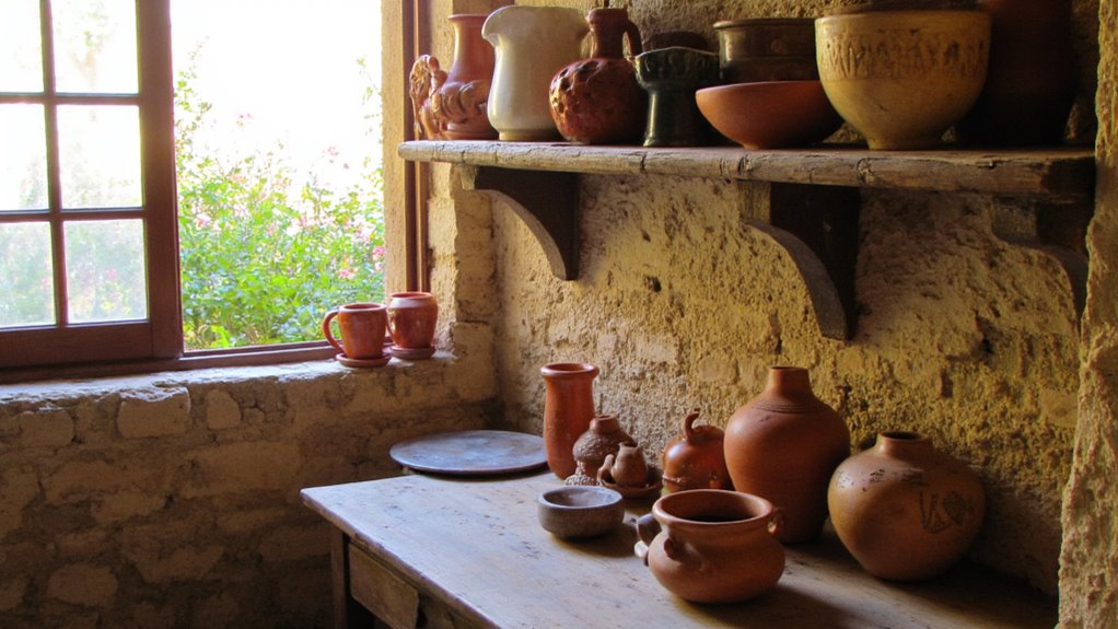authentic tuscan pottery selection