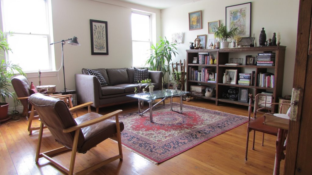 balanced modern vintage decor