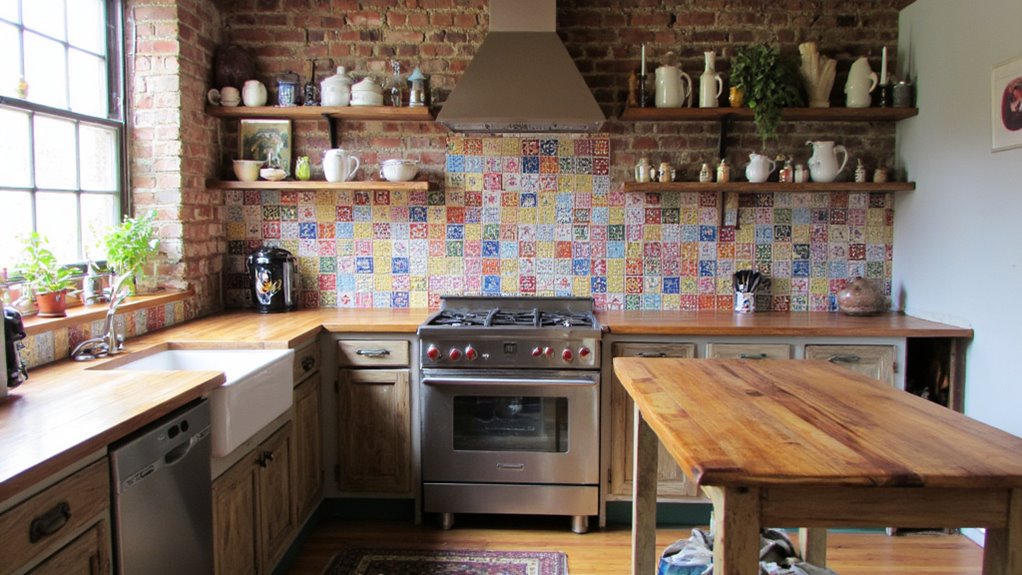 bold and vibrant backsplashes