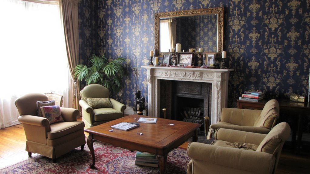 bold wallpaper creates personality