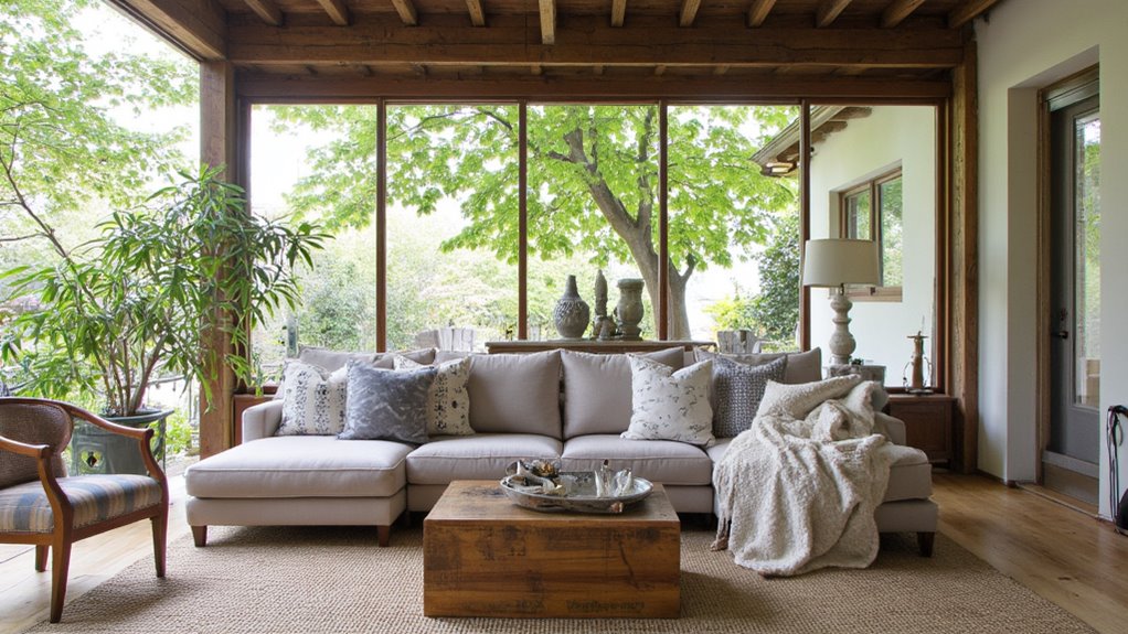 bright airy living spaces