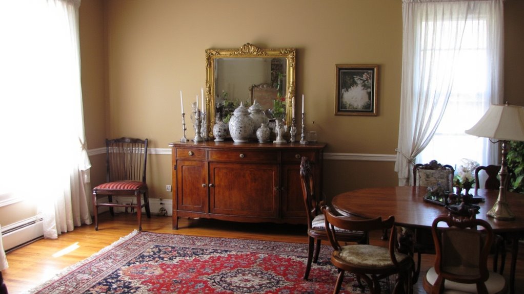 buffet as dining centerpiece