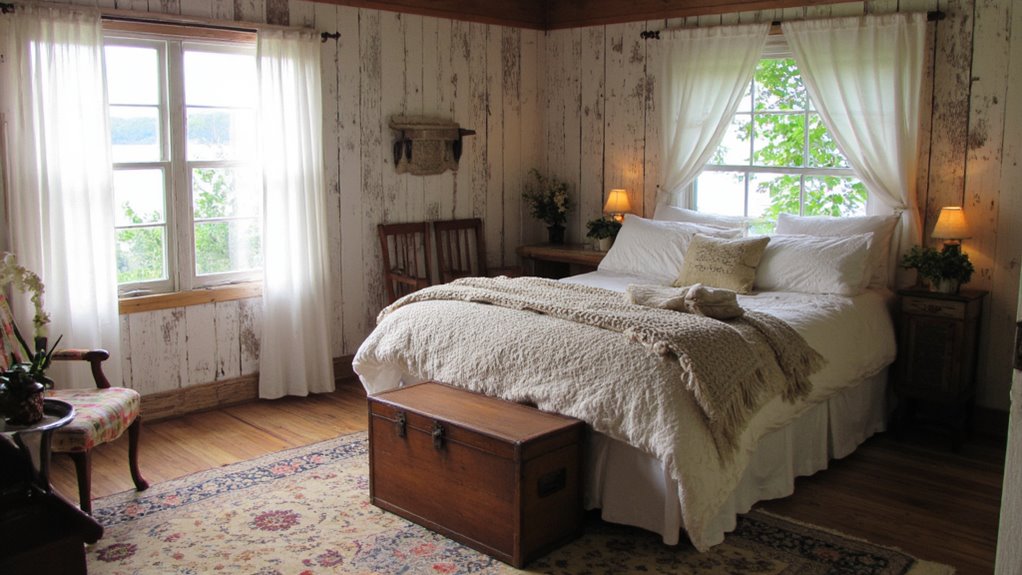 calming rustic bedroom sanctuary