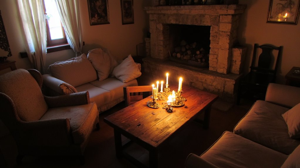 candlelight creates inviting ambiance