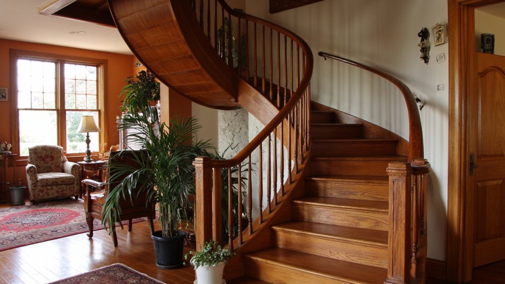 captivating wooden staircase design