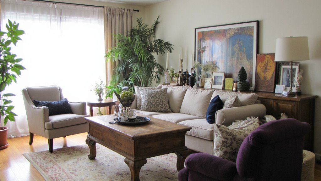 chic modern traditional elements