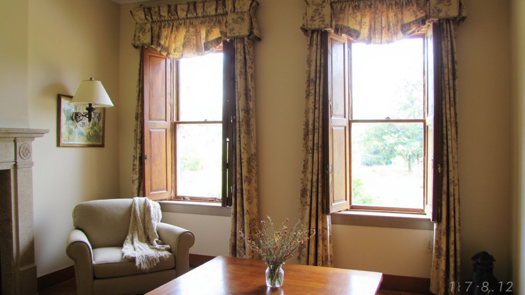 classic drapes and shutters