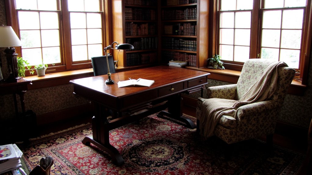 classic fabrics enhance workspace