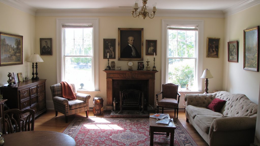 colonial artwork enhances aesthetics