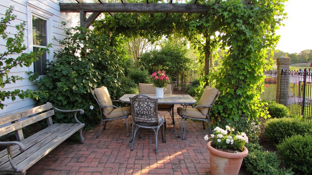 colonial outdoor decor elements