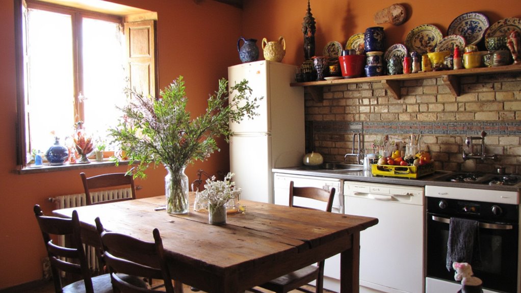 colorful ceramics add personality