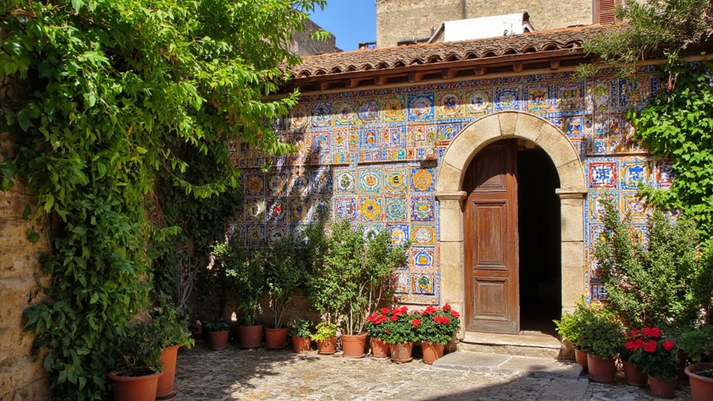 colorful italian tile charm