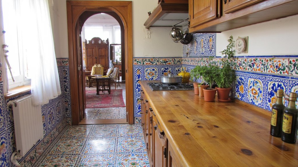 colorful tiles create charm