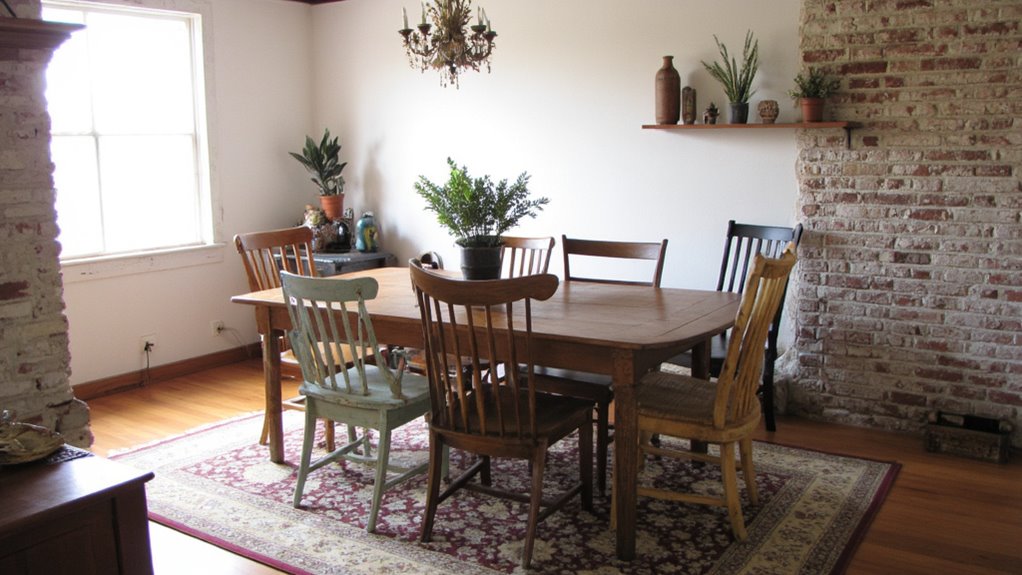 comfortable rustic seating options