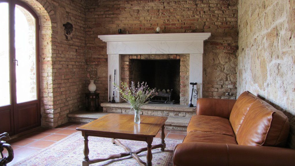 contrast of surfaces texture