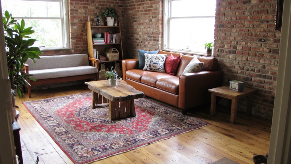 cozy atmosphere with area rugs