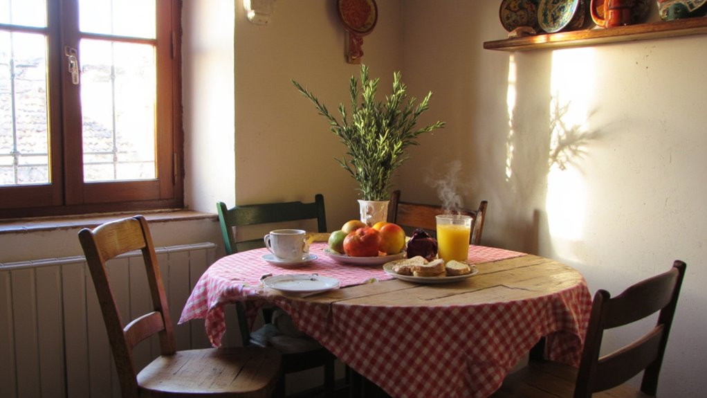 cozy breakfast nook design