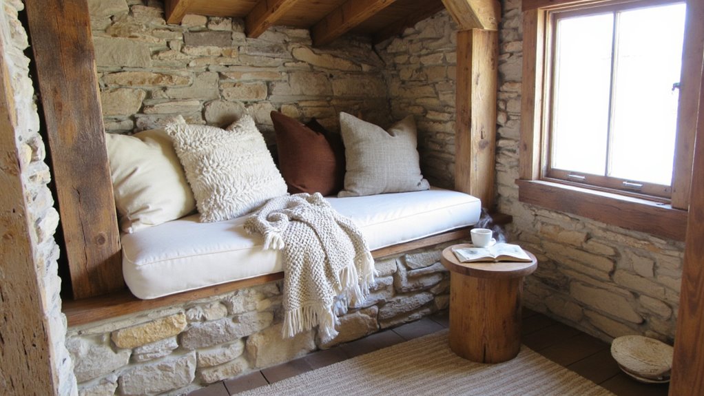 cozy built in seating nooks