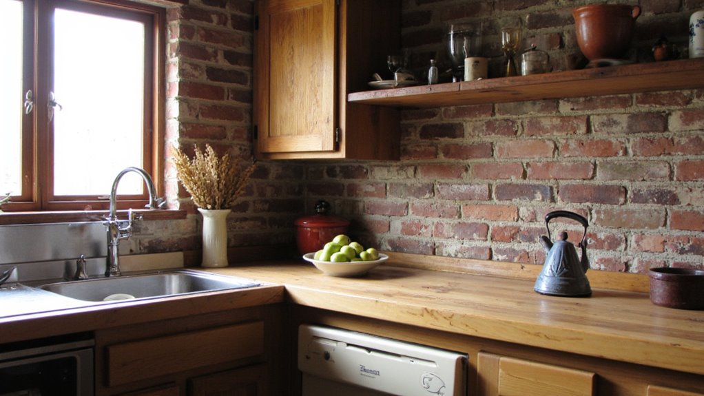 cozy eco friendly reclaimed cabinets