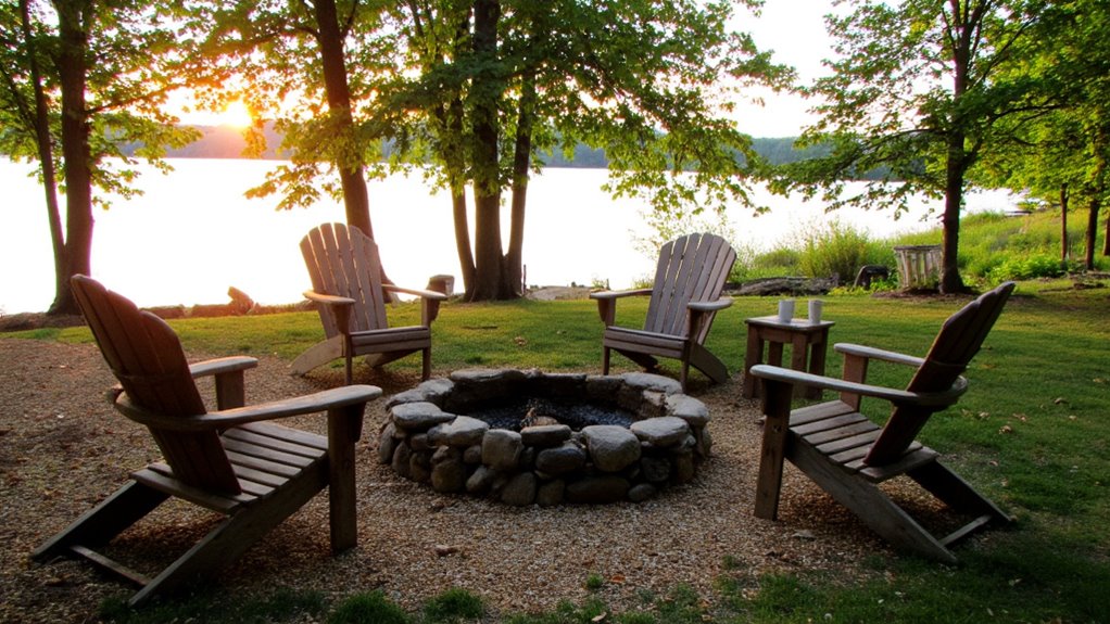 cozy evenings around fire