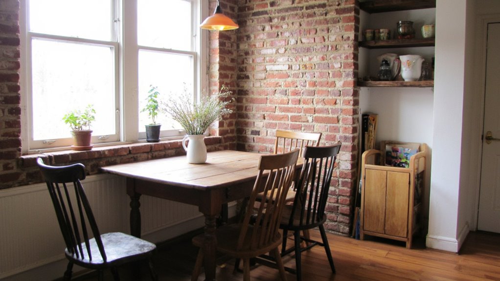 cozy family breakfast nook