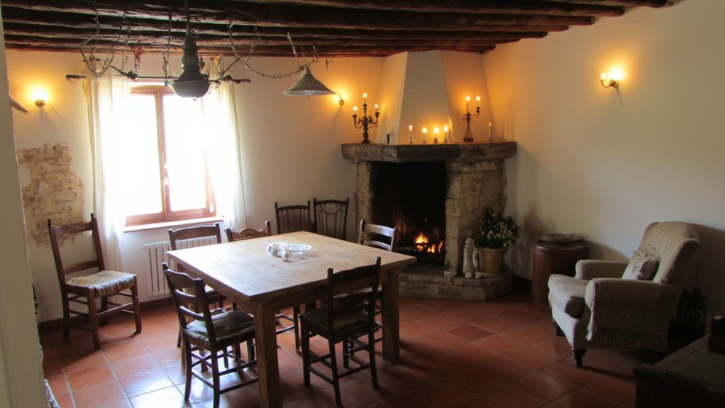 cozy layered lighting ambiance