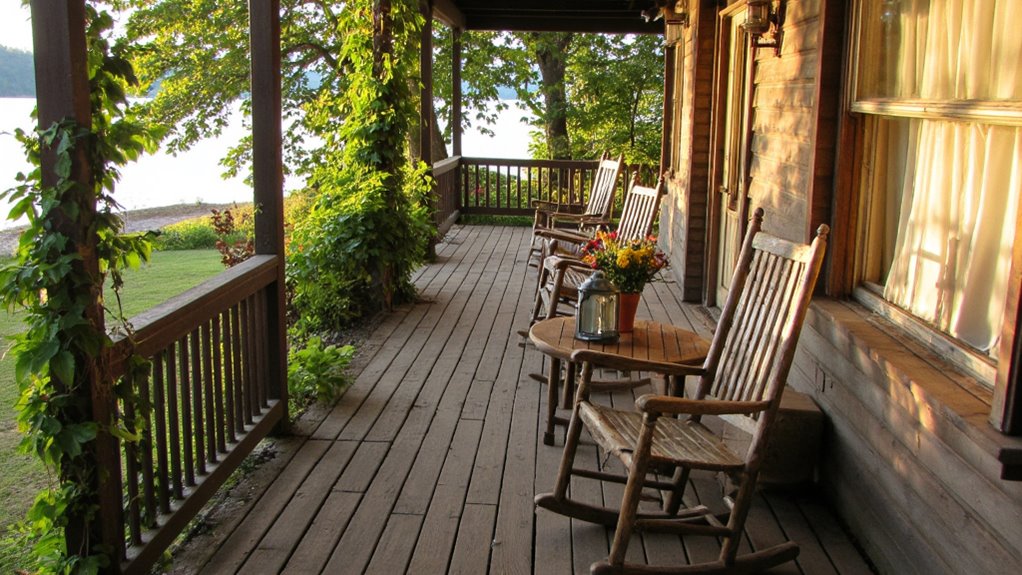 cozy nature inspired outdoor retreat