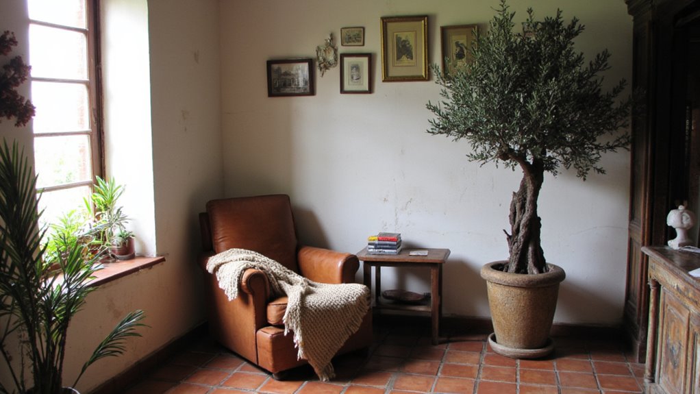 cozy oversized chair corner