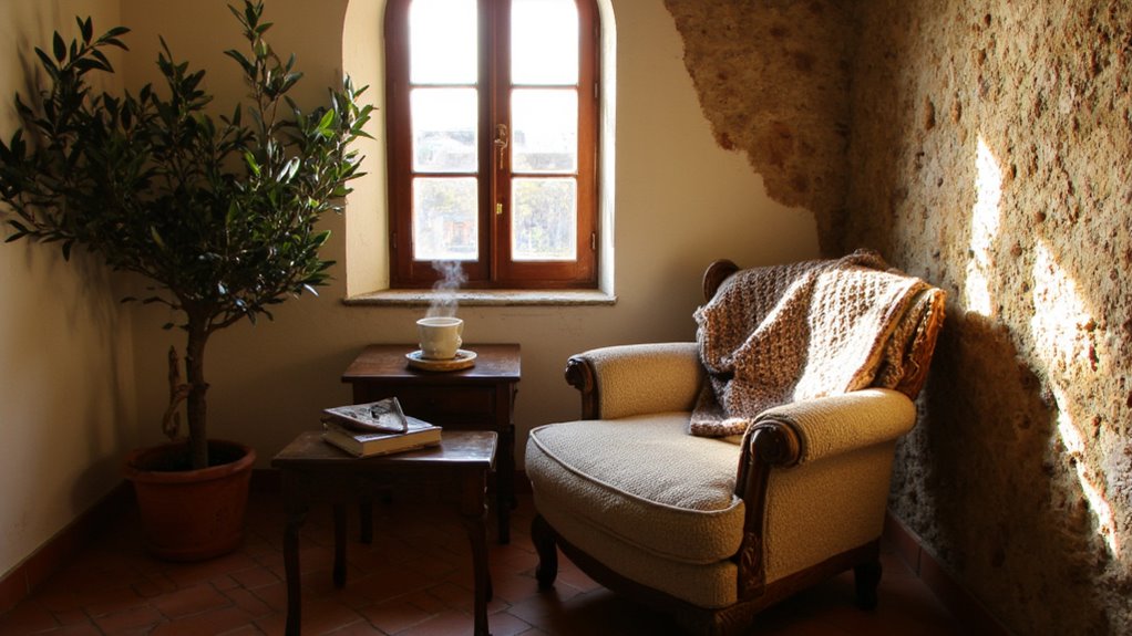 cozy reading and relaxation