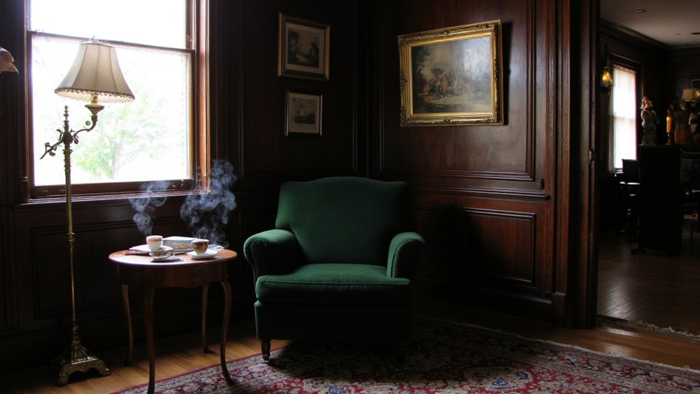 cozy reading nook setup