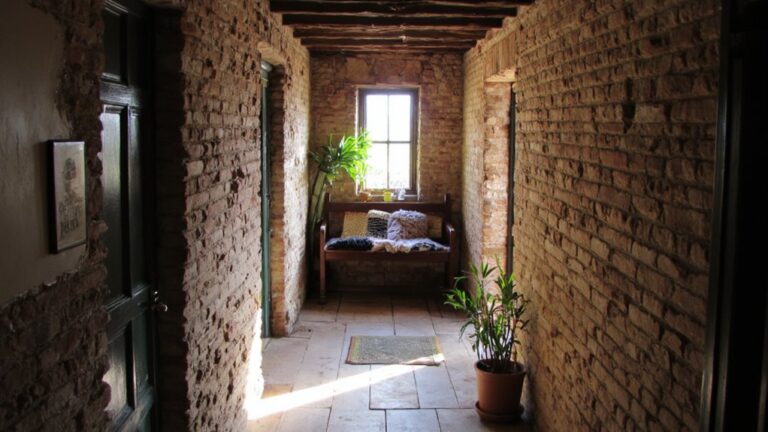 cozy rustic hallway designs